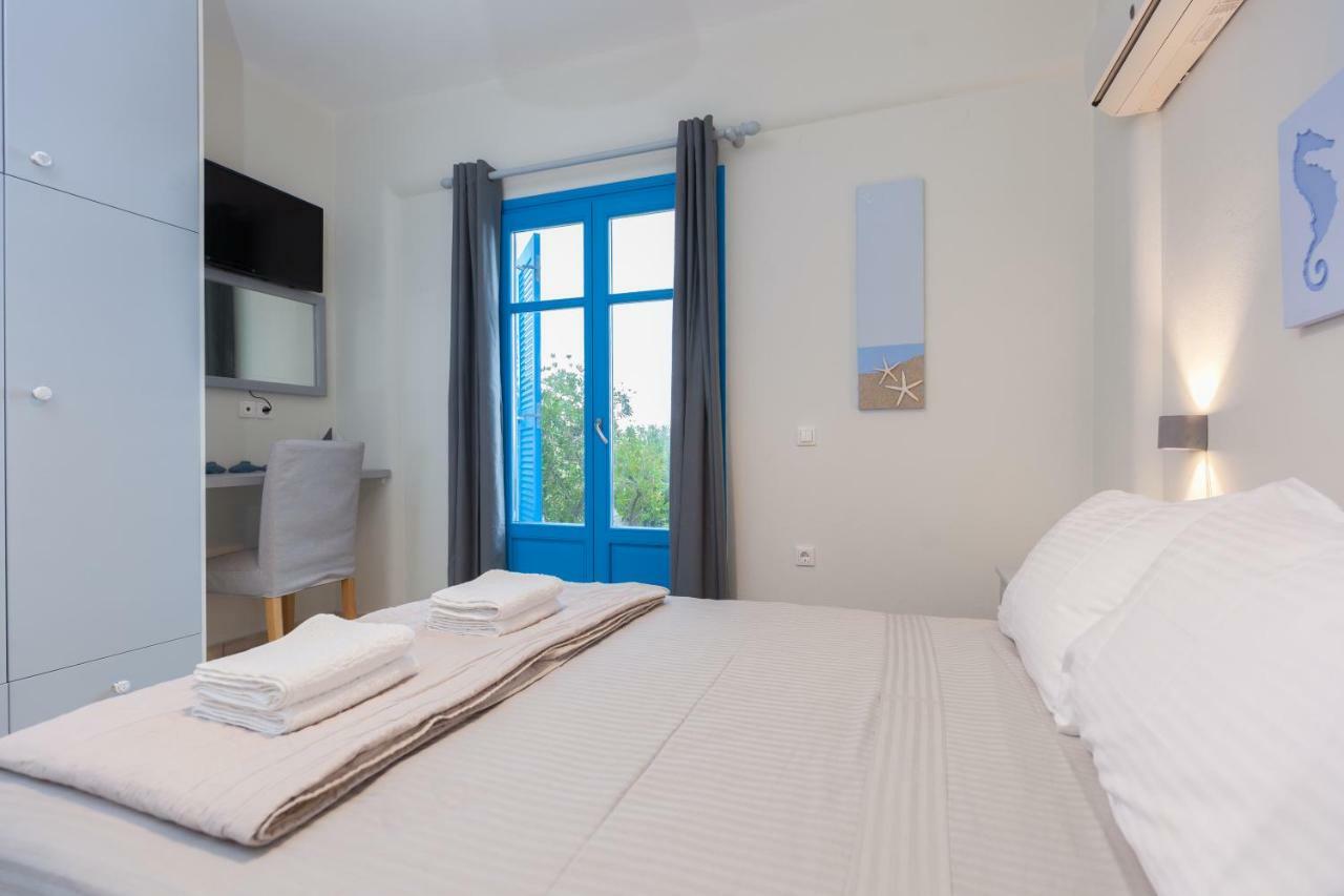 Вилла Just Blue With Amazing Sea Views In Писо-Ливади Экстерьер фото