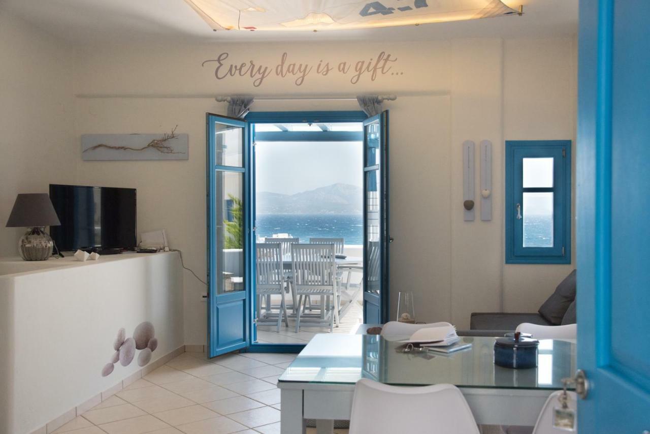 Вилла Just Blue With Amazing Sea Views In Писо-Ливади Экстерьер фото