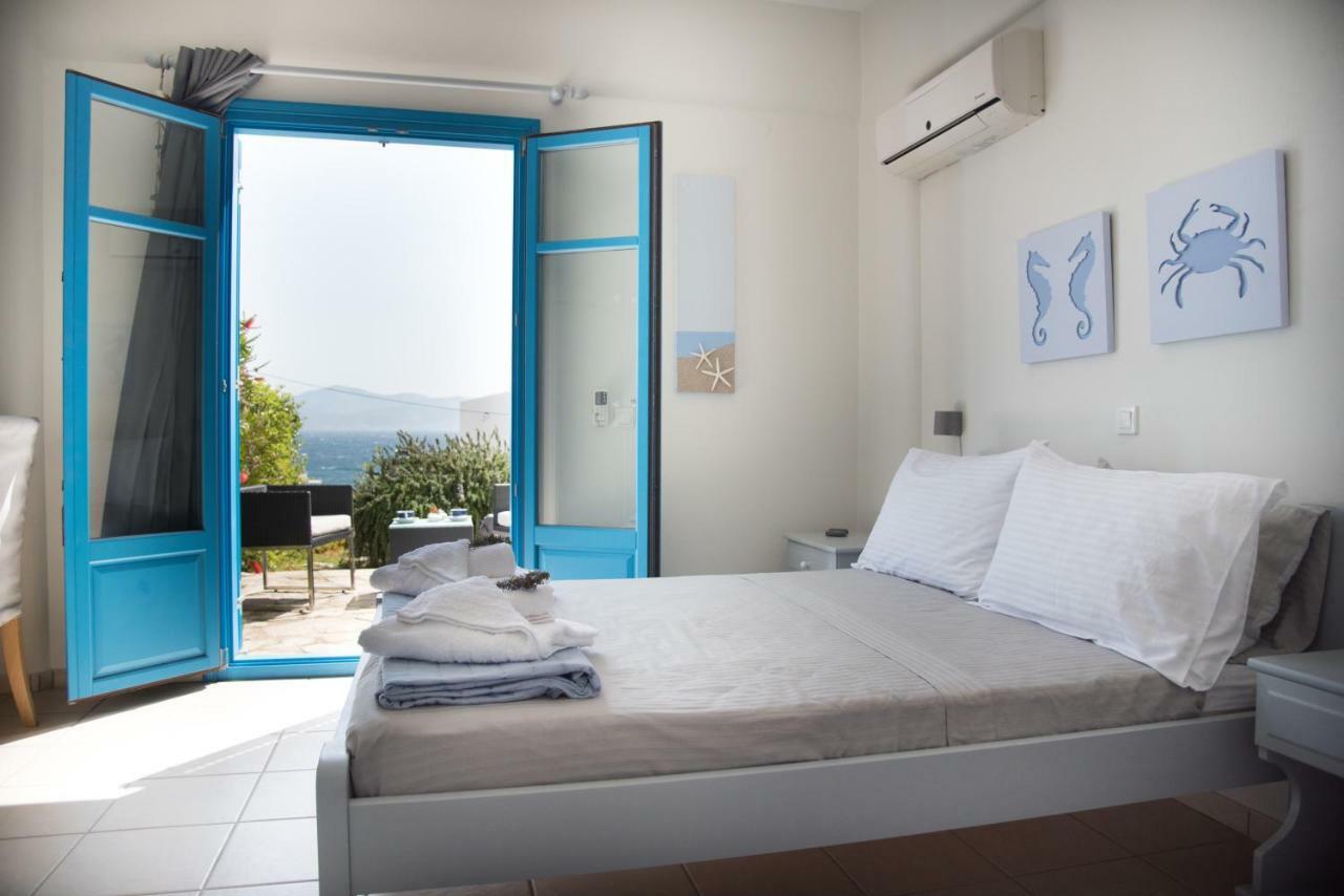Вилла Just Blue With Amazing Sea Views In Писо-Ливади Экстерьер фото