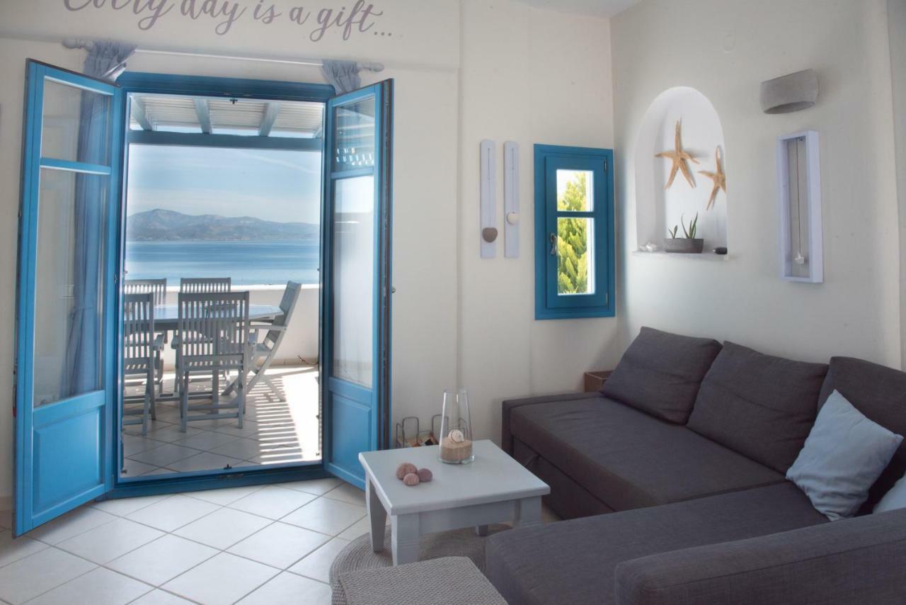 Вилла Just Blue With Amazing Sea Views In Писо-Ливади Экстерьер фото